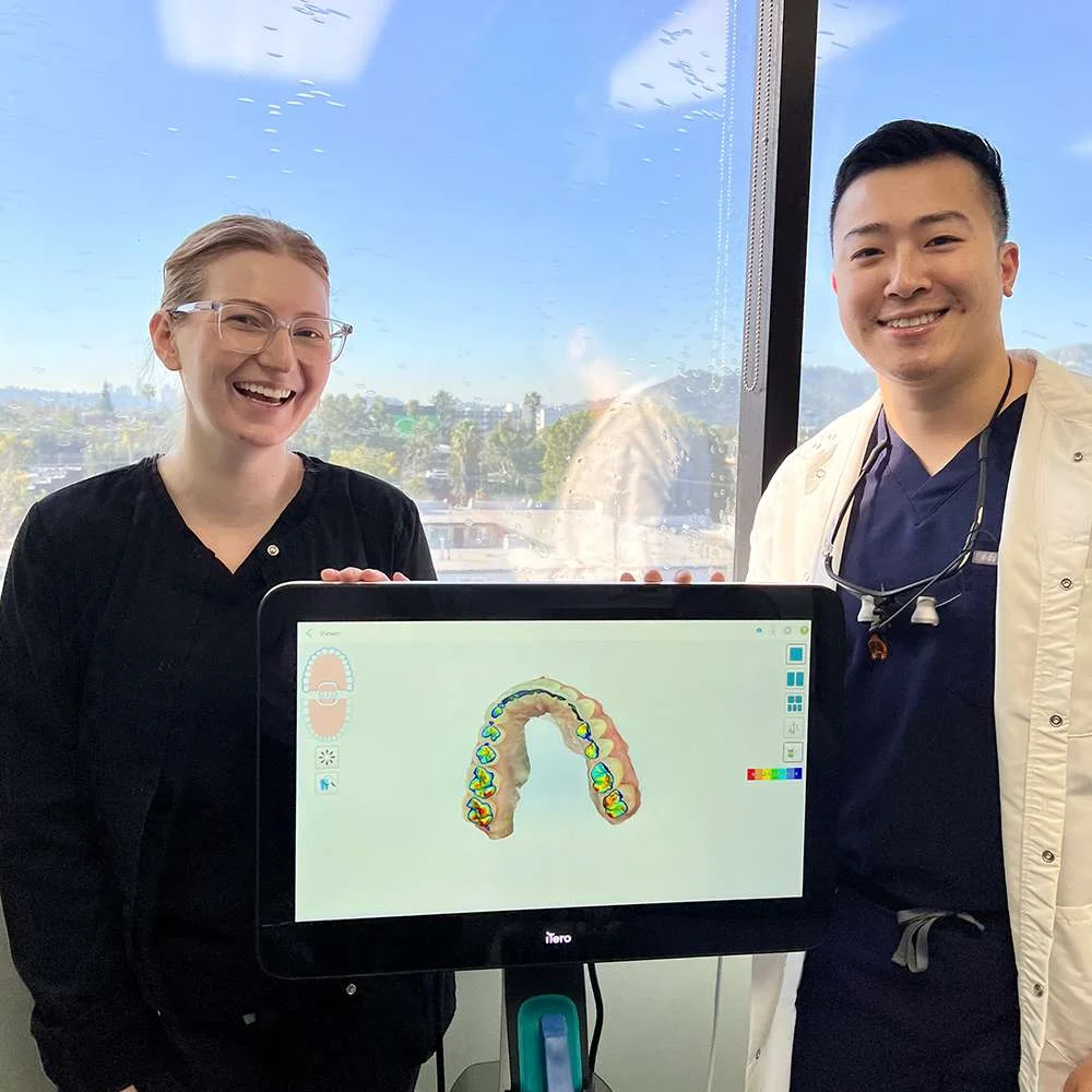 Dr. Ivan Chan with team at Glendale Dental Wellness